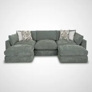 Dreamscape 5 PC Sectional - Linwood Green Bay