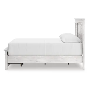 Makidern Full Panel Storage Bed