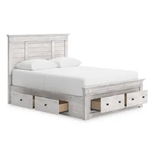 Makidern King Panel Storage Bed