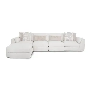Bombay 5 PC Sectional - Fluffy Riverrock