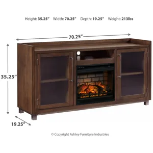 Starmore 70" TV Stand with Electric Fireplace