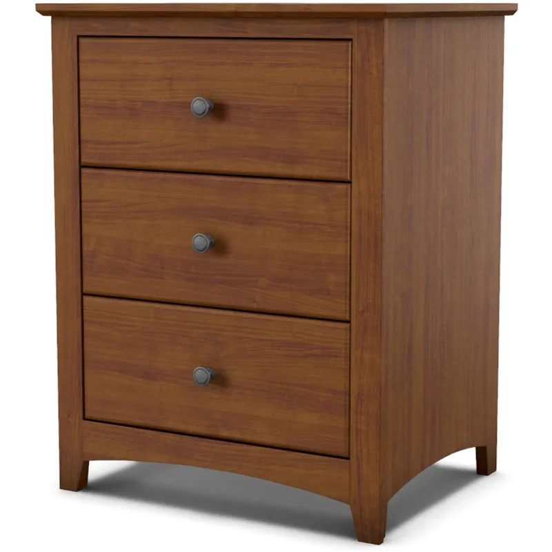 Shaker 3 Drawer Wide Nightstand