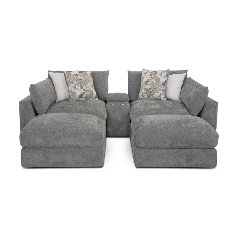 Dreamscape 5 PC Sectional - Linwood Green Bay
