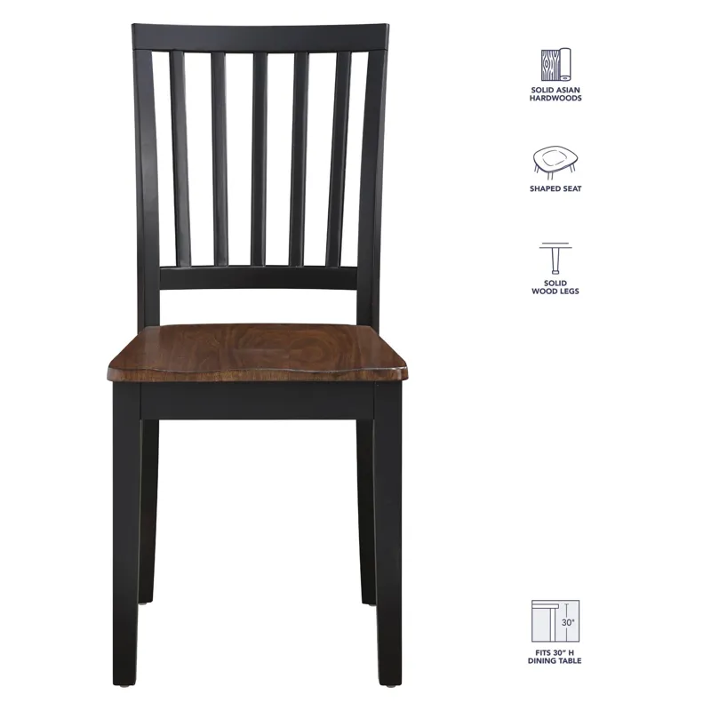 Joplin 7pc Dining Set W 6 Chairs