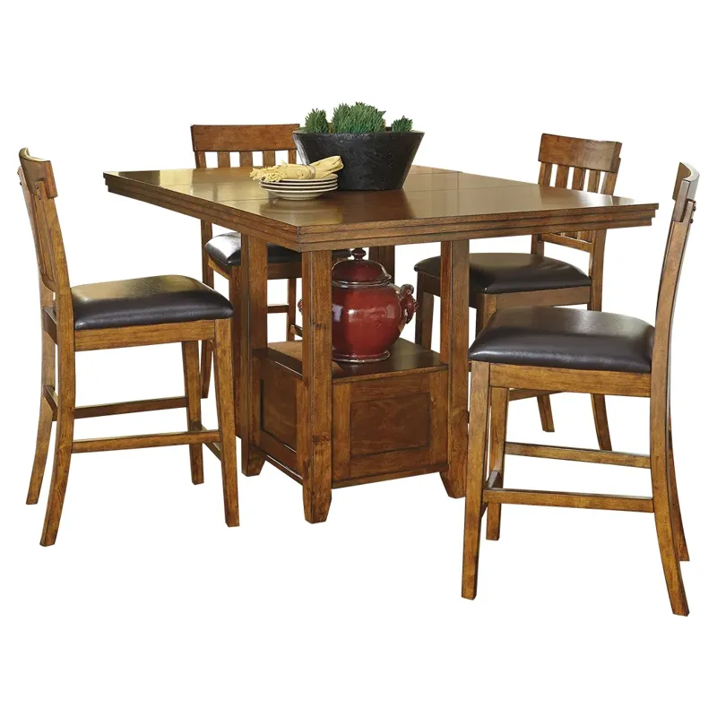 Ralene Counter Height Dining Table and 6 Barstools