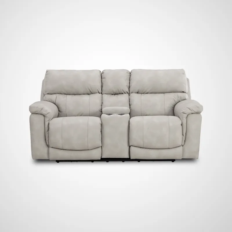 Cosmo Power Loveseat - Taupe