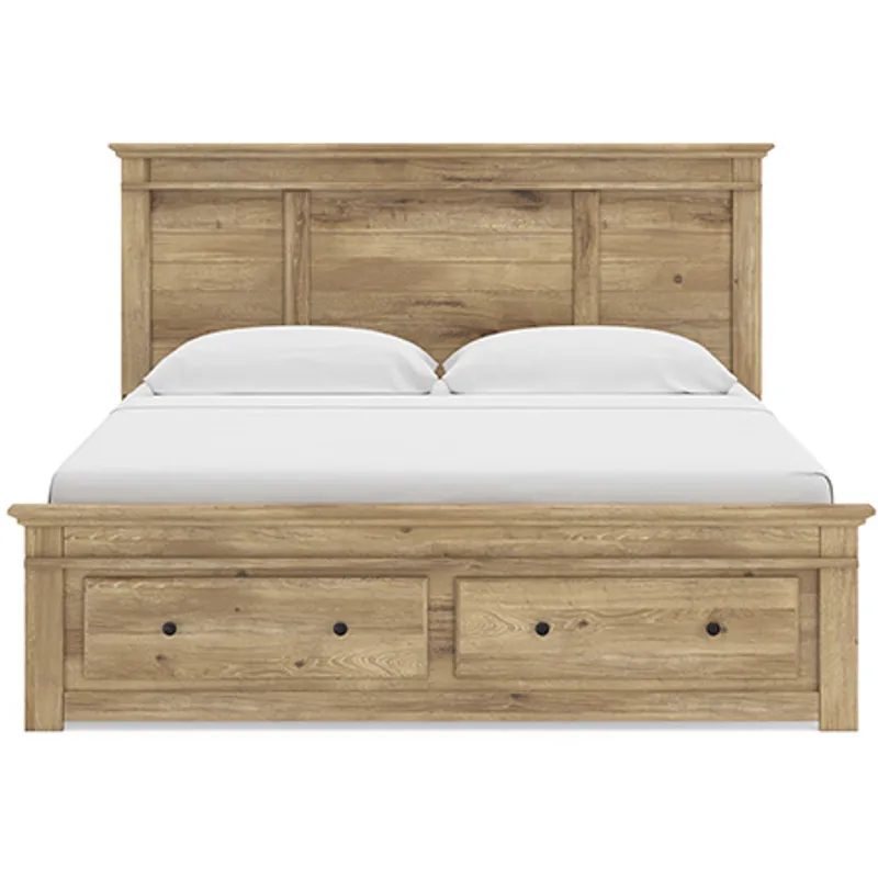 Makidern King Panel Storage Bed