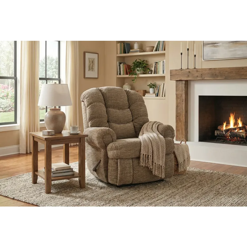 Mack Oversized Recliner - Graphite
