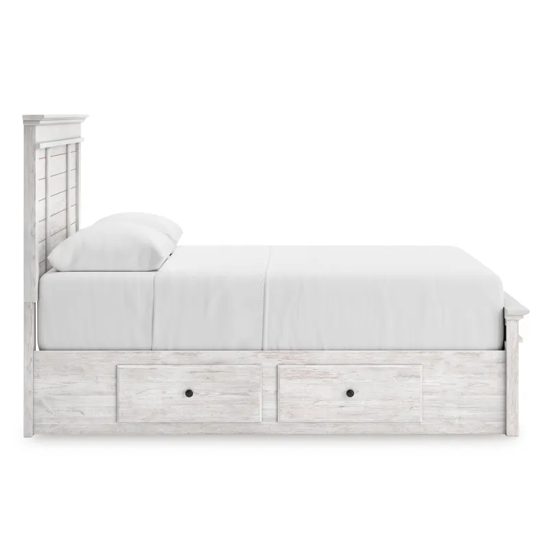 Makidern King Panel Storage Bed