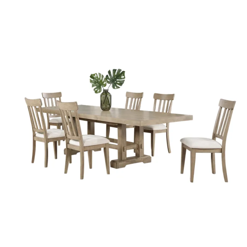 Napa 7-Piece Dining Set, Sand