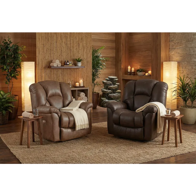 Impulse Power Recliner- Almond
