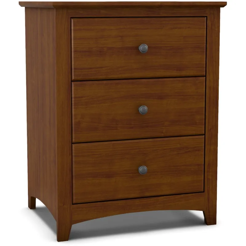Shaker 3 Drawer Wide Nightstand