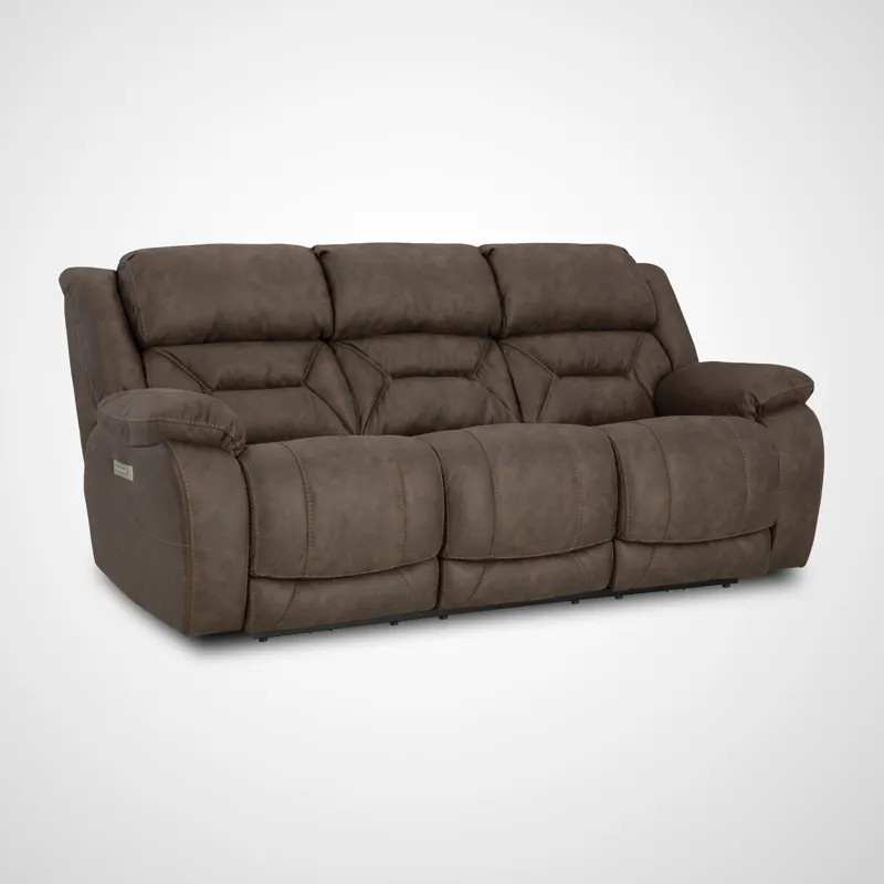 Skywalker Triple Power Zero Gravity Reclining Sofa - Walnut