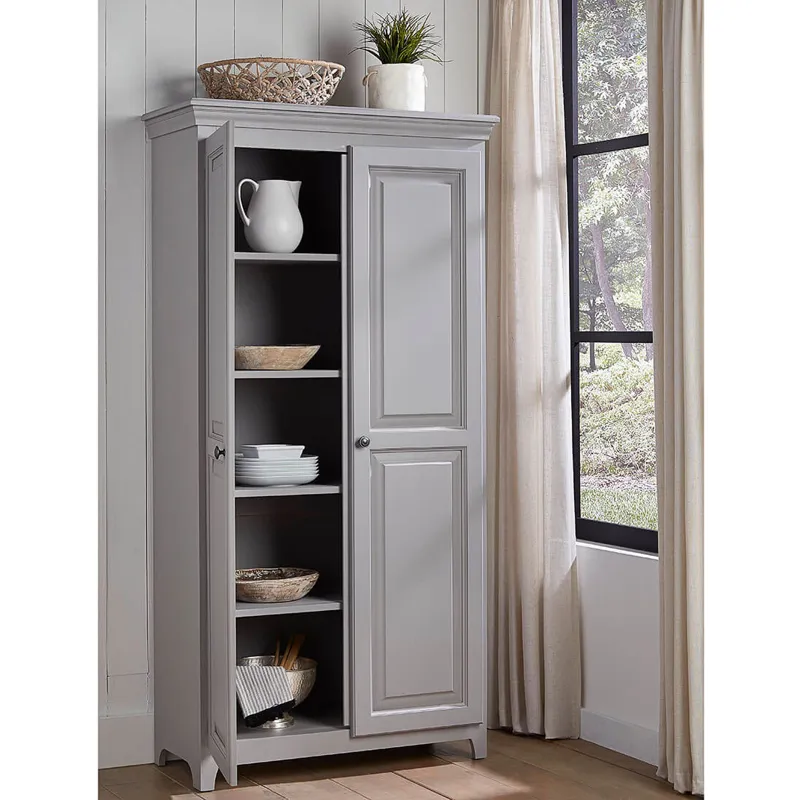 2 Door Pantry - Storm Gray