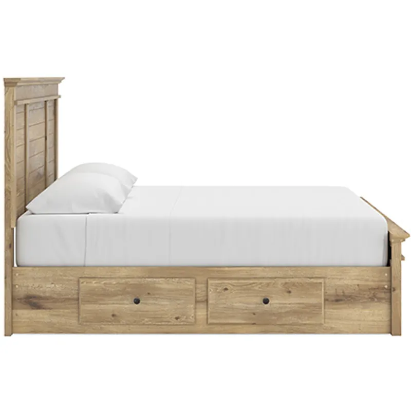 Makidern King Panel Storage Bed