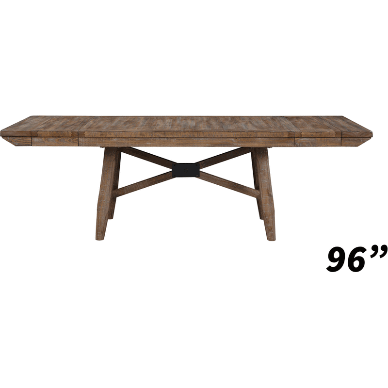 Riverdale 96-inch Counter Table w/2 12-inch Leaves