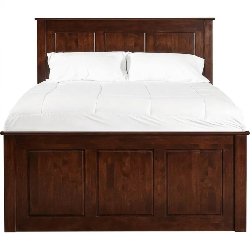 Shaker Chest Bed - Tall 6- Drawer / 3-Drawer Pedestal & Raised Panel HB / FB