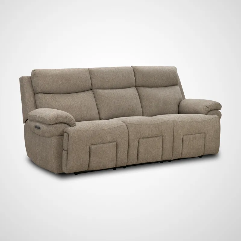 Main Street Power Reclining Sofa - Muslin