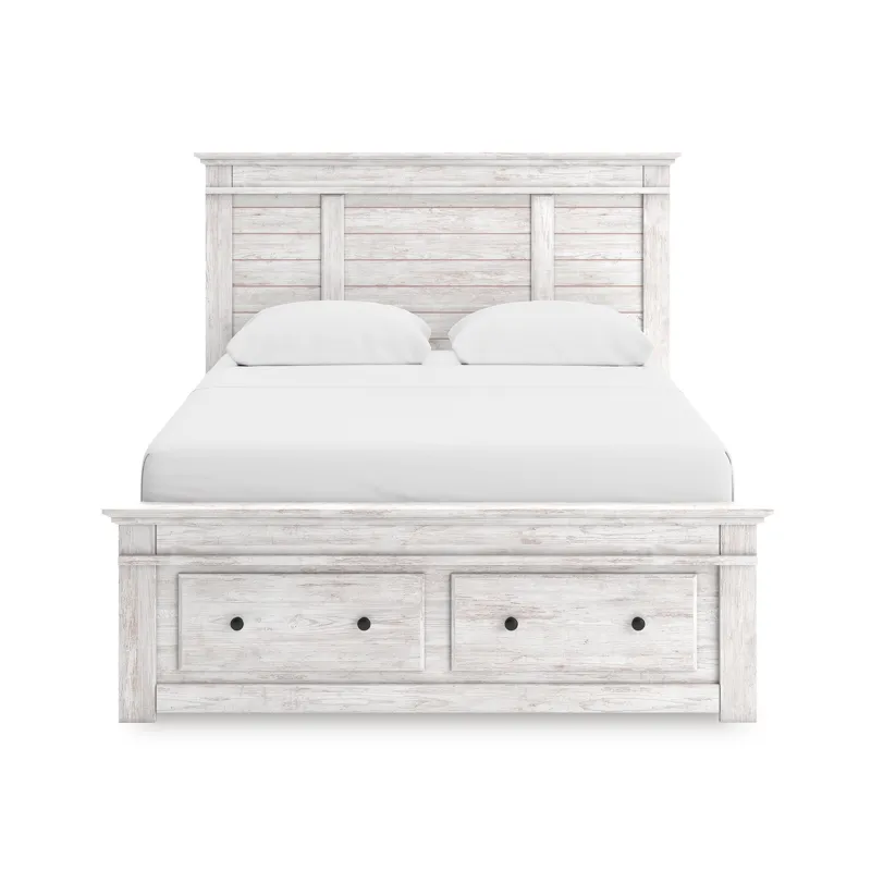 Makidern King Panel Storage Bed