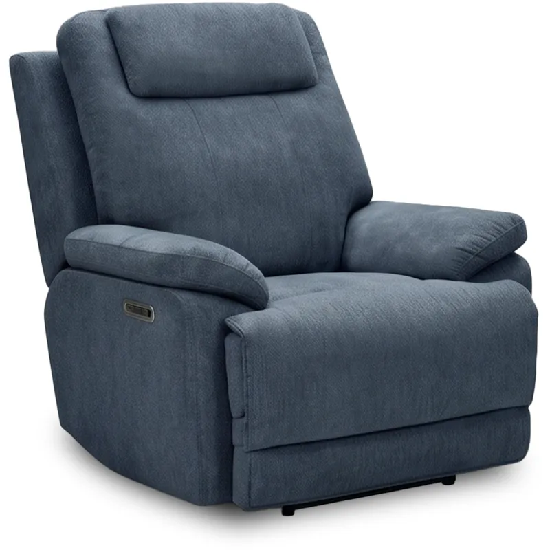 Russell Triple Power Recliner - Indigo