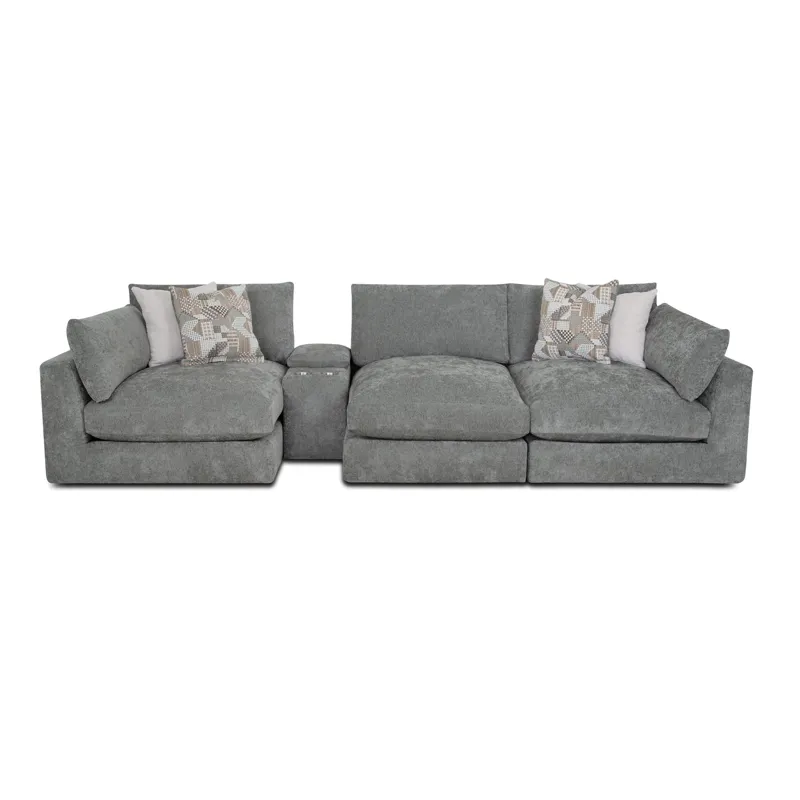 Dreamscape 5 PC Sectional - Linwood Green Bay