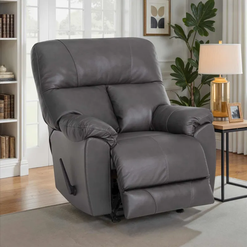 Kent Leather Rocker Recliner