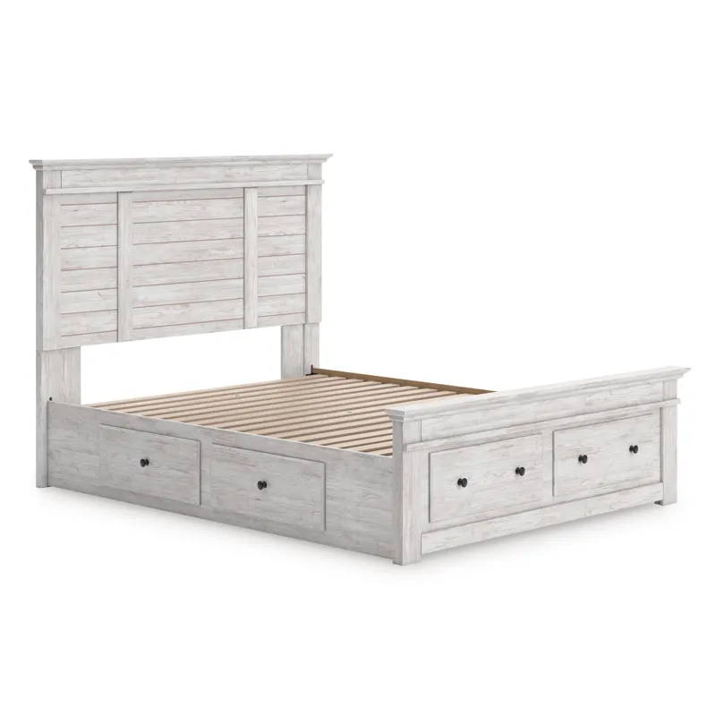 Makidern King Panel Storage Bed