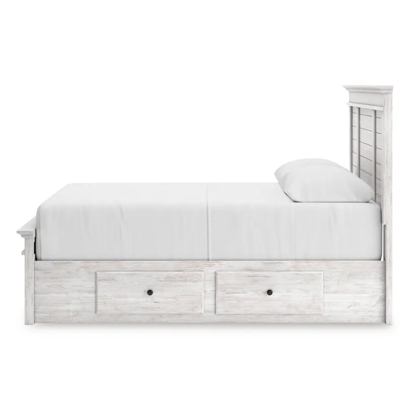 Makidern King Panel Storage Bed
