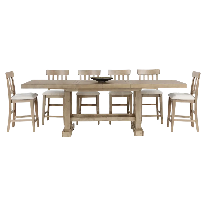 Napa 7-Piece Dining Set, Sand