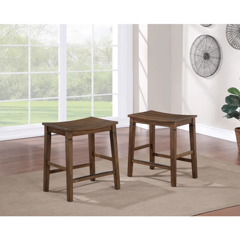 Westlake Brown 5pc Counter Dining Set