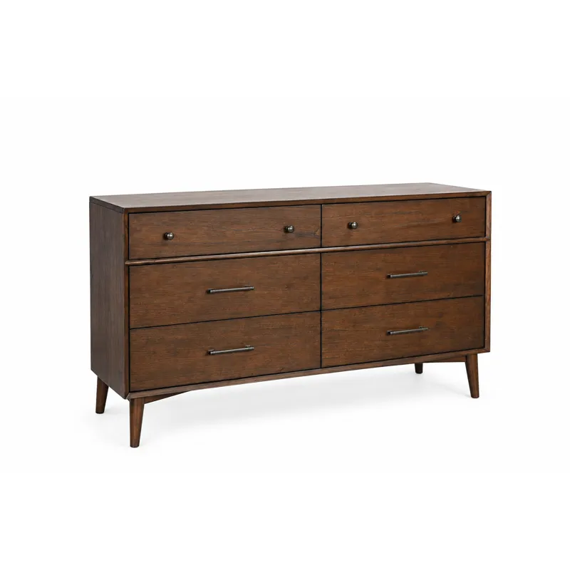 American Modern 6 Drawer Dresser