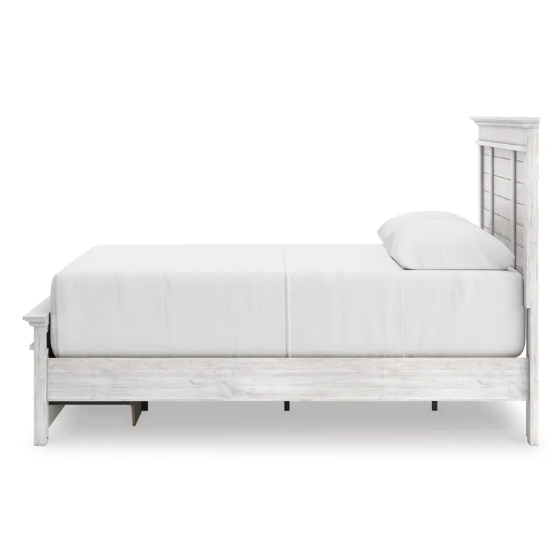 Makidern Full Panel Storage Bed