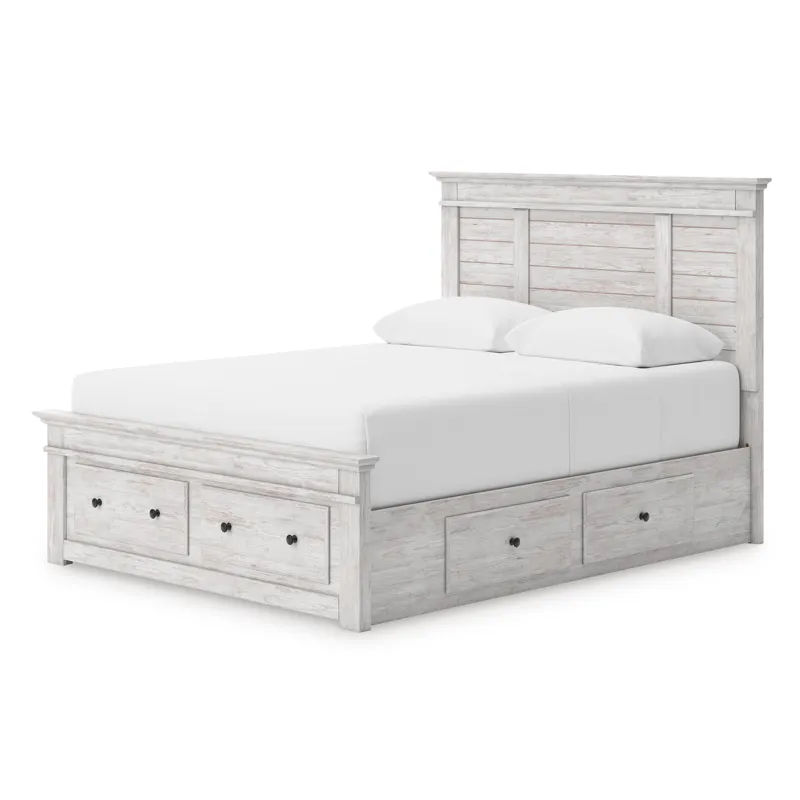 Makidern King Panel Storage Bed
