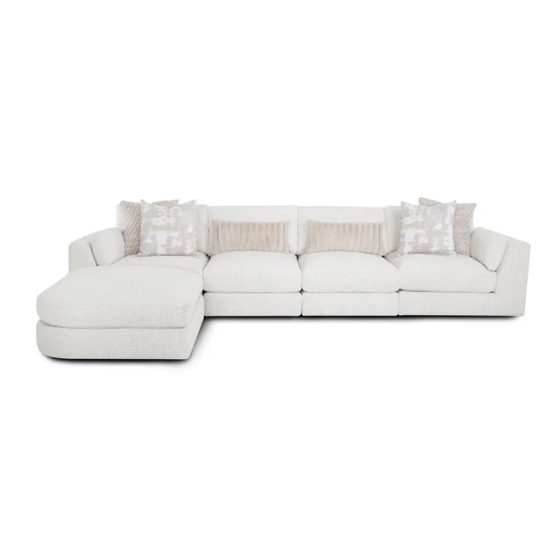 Bombay 5 PC Sectional - Fluffy Riverrock