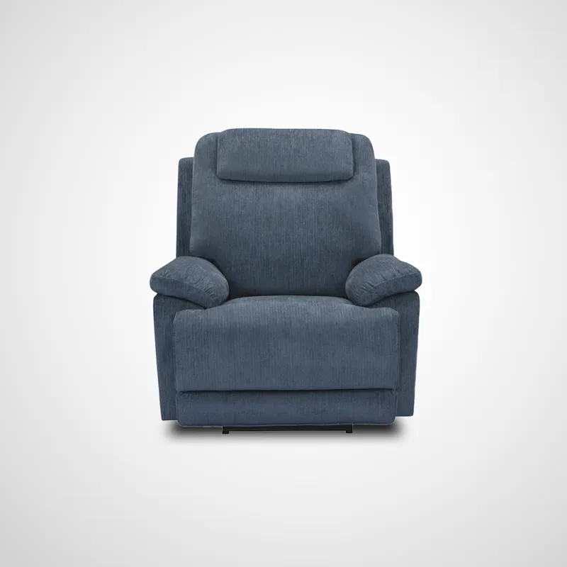 Russell Triple Power Recliner - Indigo