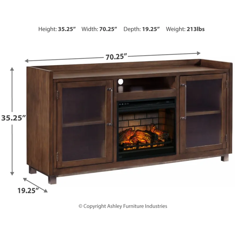 Starmore 70" TV Stand with Electric Fireplace