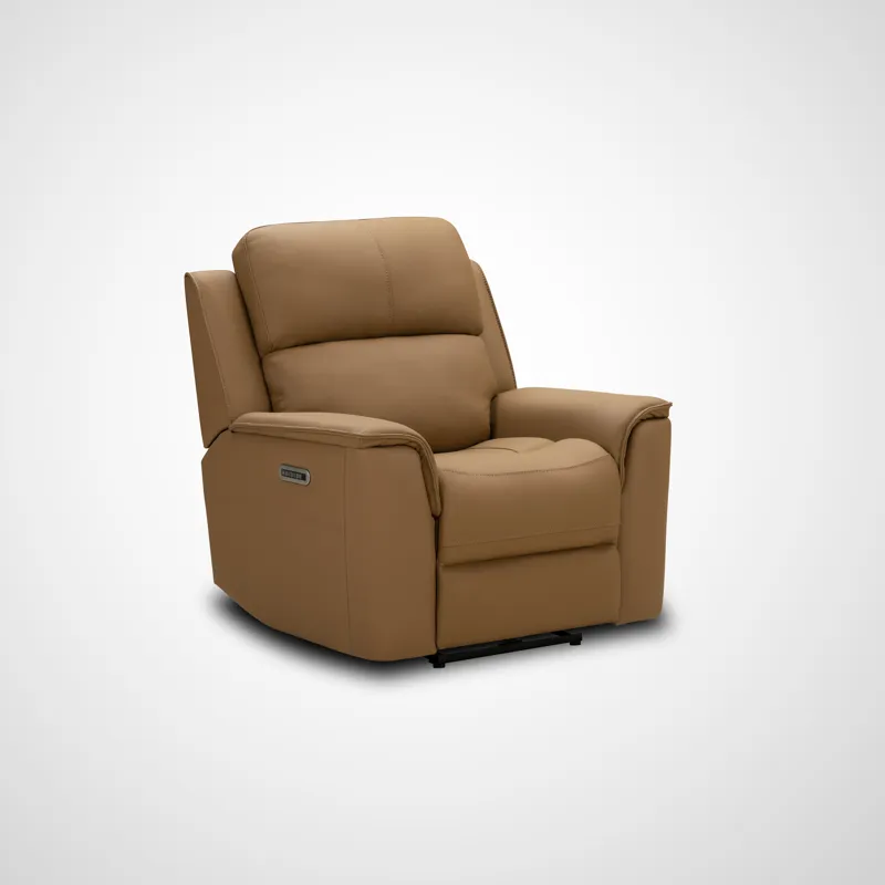 Dakota Triple Power Recliner - Buff