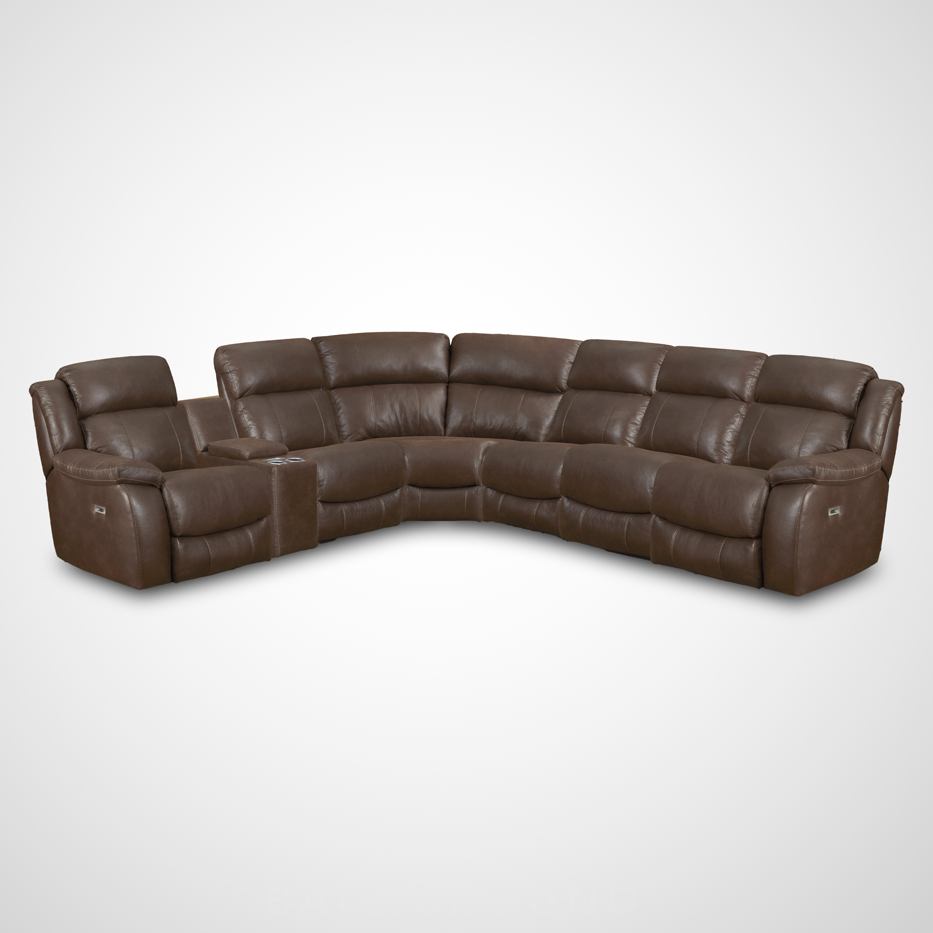 Rubix 7 Pc. Power Reclining Sectional 10176 by HomeStretch at