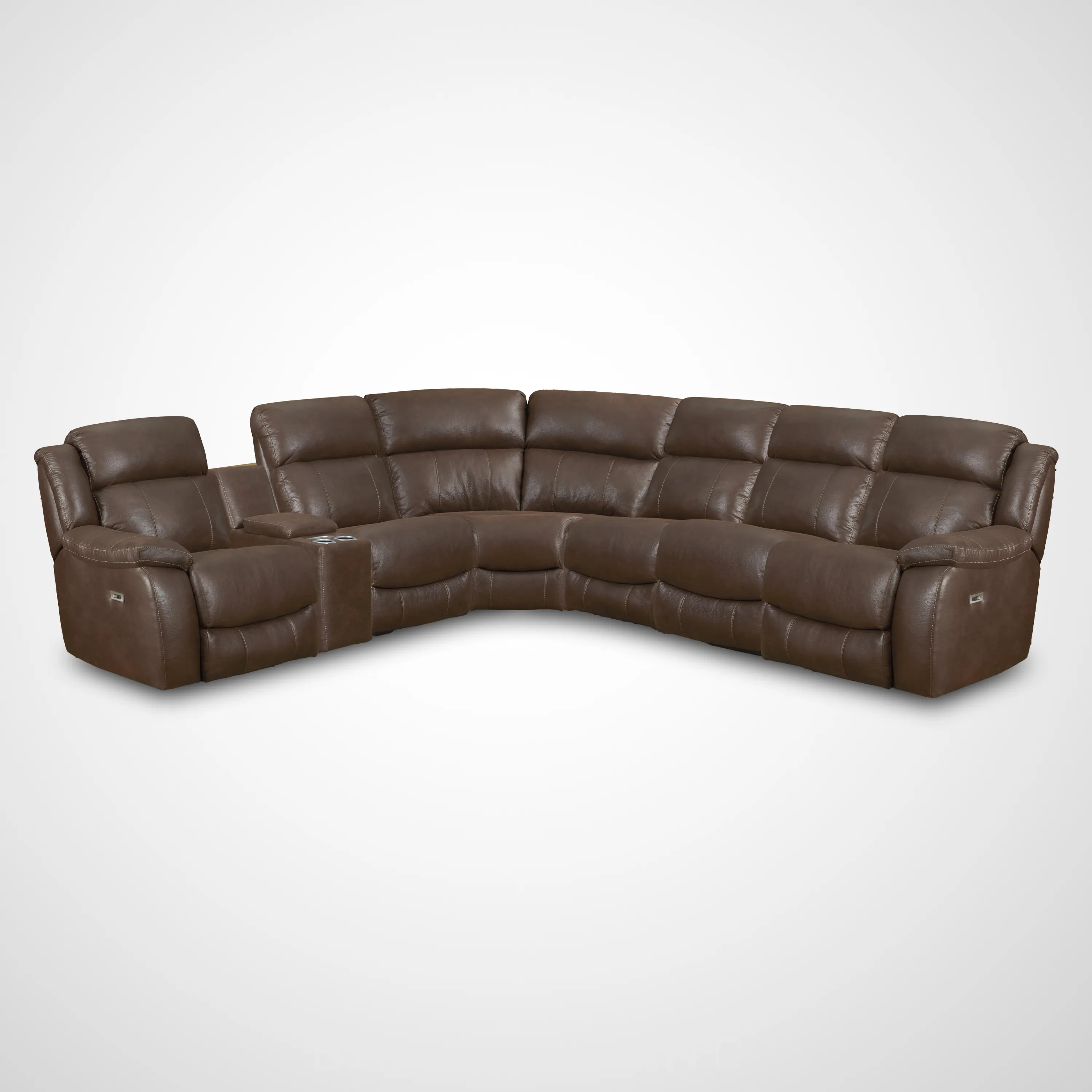 Rubix 7 Pc. Power Reclining Sectional 10176 by HomeStretch at