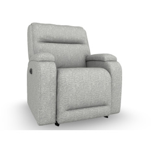 Maverly Fabric Power Tilt Headrest Rocker Recliner