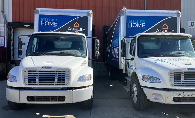 Miller Home Delivery Trucks
