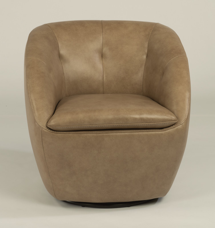 Wade Leather Swivel Chair 185511 by Flexsteel Furniture at Missouri