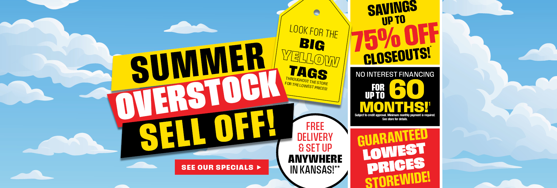 Massive Inventory Clearance