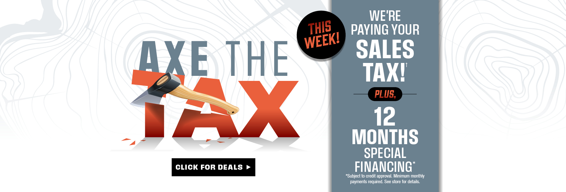 Axe the Tax Specials