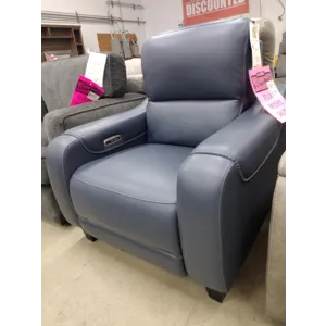 Dual Power Leather Zero Gravity Recliner