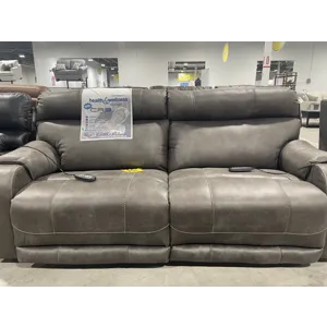 Triple Power Reclining Sofa with Heat and Massage