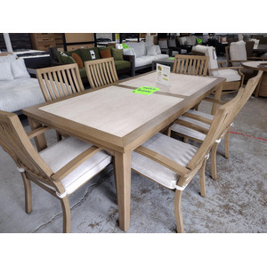 Outdoor Dining Chair with 6 Arm Chairs