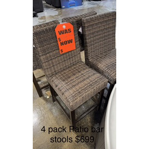 Counter Height Patio Stools (Set of 4)