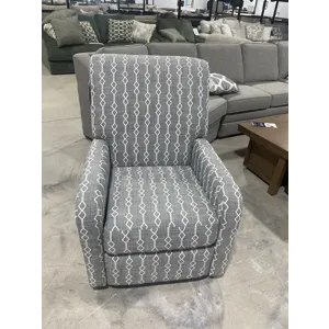 Push Back Swivel Reclining Accent Chair