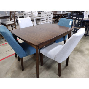 Dining Table with 4 Upholstered Chairs